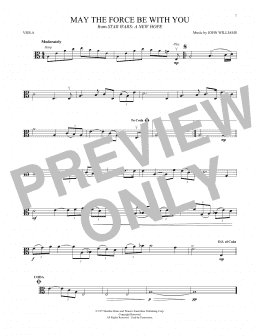 page one of May The Force Be With You (from Star Wars: A New Hope) (Viola Solo)