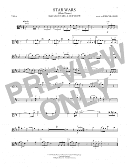 page one of Star Wars (Main Theme) (Viola Solo)