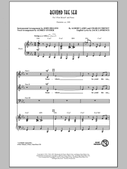 page one of Beyond The Sea (3-Part Mixed Choir)