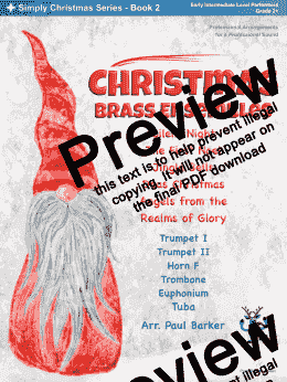 page one of Christmas Brass Ensembles - Book 2