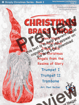 page one of Christmas Brass Trios - Book 2