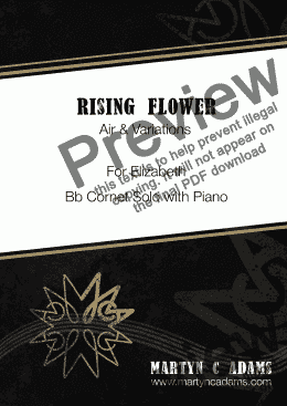 page one of Rising Flower