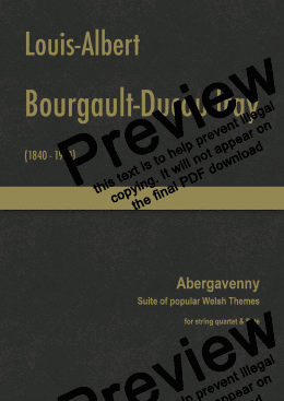 page one of Bourgault-Ducoudray - Abergavenny