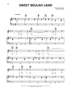 page one of Sweet Beulah Land (Piano, Vocal & Guitar Chords (Right-Hand Melody))