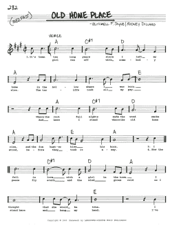 page one of Old Home Place (Real Book – Melody, Lyrics & Chords)