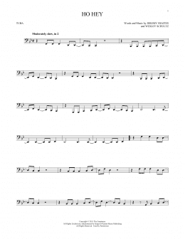 page one of Ho Hey (Tuba Solo)