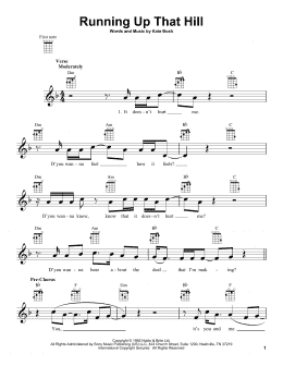 page one of Running Up That Hill (Ukulele)