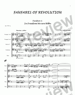 page one of Fanfares of Revolution