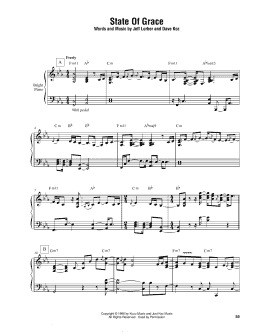 page one of State Of Grace (Piano Transcription)