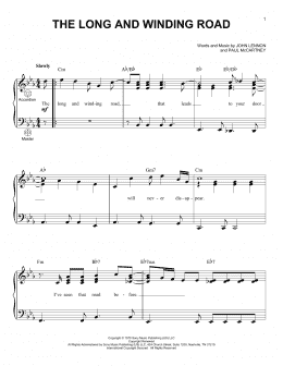 page one of The Long And Winding Road (Accordion)
