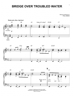 page one of Bridge Over Troubled Water (Accordion)