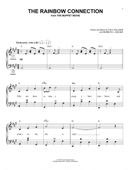 page one of The Rainbow Connection (Accordion)