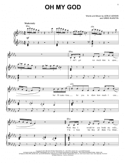 page one of Oh My God (Piano & Vocal)