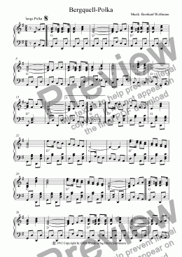 page one of Bergquell-Polka