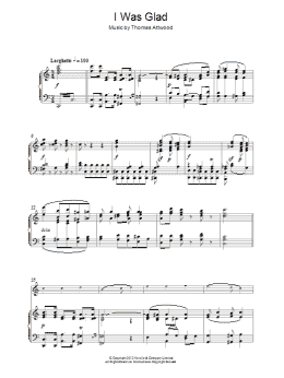 page one of I Was Glad (Choir)