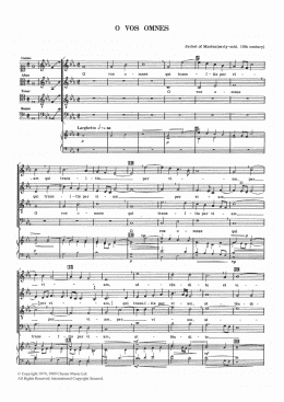 page one of O Vos Omnes (Choir)