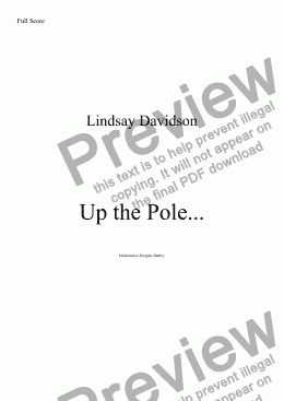 page one of Up the Pole...
