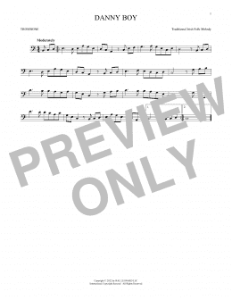 page one of Danny Boy (Trombone Solo)