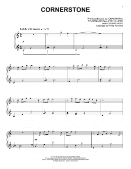 page one of Cornerstone (arr. Phillip Keveren) (Piano Solo)