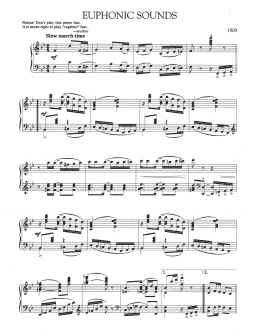 page one of Euphonic Sounds (Piano Solo)