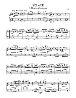 page one of Solace (Piano Solo)