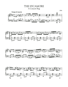 page one of The Sycamore (Piano Solo)