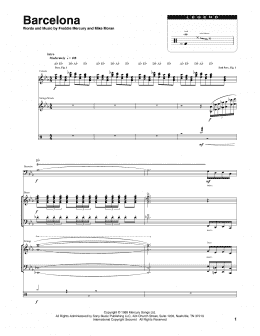 page one of Barcelona (Transcribed Score)