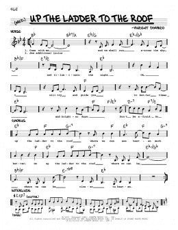 page one of Up The Ladder To The Roof (Real Book – Melody & Chords)
