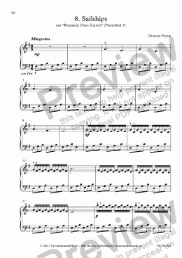 free piano sheet music with letters