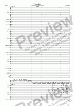 page one of Tanz-Suite (OM/Score & Parts)