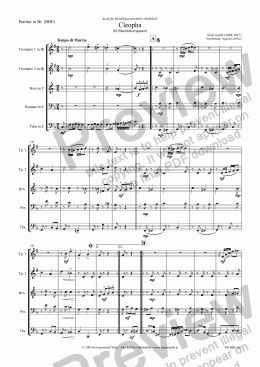 page one of Cleopha (BBE/Score & Parts)
