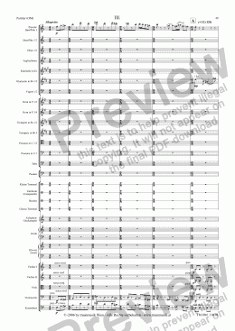 page one of Sinfonietta: III. Allegretto (OM/Score & Parts)