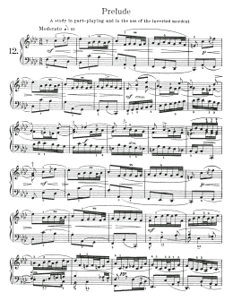 page one of Prelude, BWV 823 (Piano Solo)
