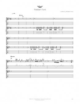 page one of Go (Guitar Tab)