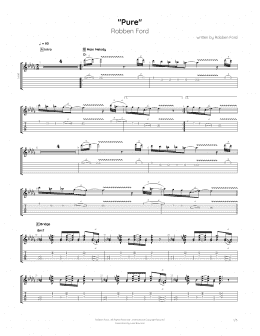 page one of Pure (Guitar Tab)