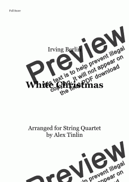 page one of White Christmas