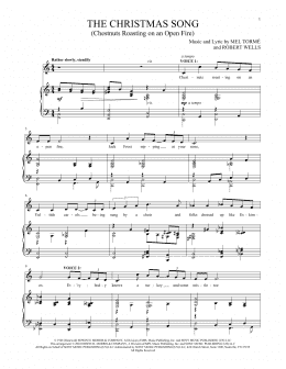 page one of The Christmas Song (Chestnuts Roasting On An Open Fire) (Vocal Duet)