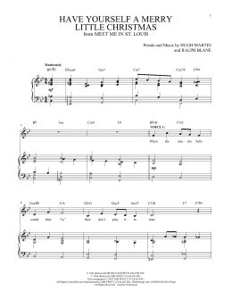 page one of Have Yourself A Merry Little Christmas (Vocal Duet)
