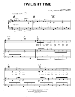 page one of Twilight Time (Piano, Vocal & Guitar Chords (Right-Hand Melody))