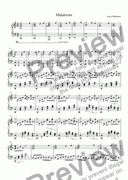 page one of Theme and Variations
