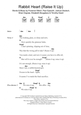 page one of Rabbit Heart (Raise It Up) (Guitar Chords/Lyrics)