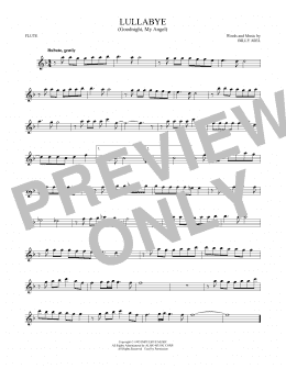 page one of Lullabye (Goodnight, My Angel) (Flute Solo)