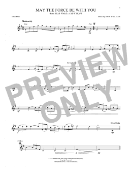 page one of May The Force Be With You (from Star Wars: A New Hope) (Trumpet Solo)