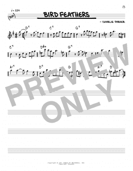 page one of Bird Feathers (Real Book – Melody & Chords)