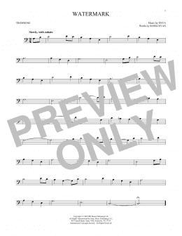page one of Watermark (Trombone Solo)
