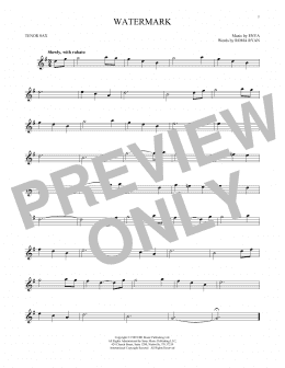 page one of Watermark (Tenor Sax Solo)