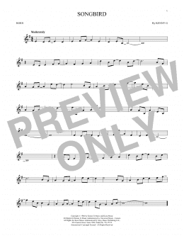 page one of Songbird (French Horn Solo)