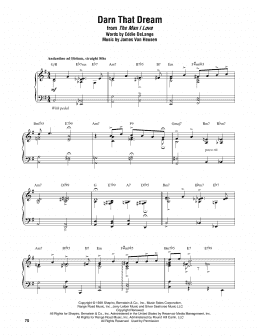 page one of Darn That Dream (Piano Transcription)