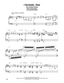 page one of I Surrender, Dear (Piano Transcription)