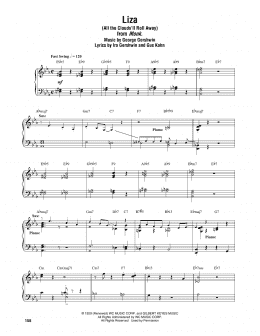page one of Liza (All The Clouds'll Roll Away) (Piano Transcription)